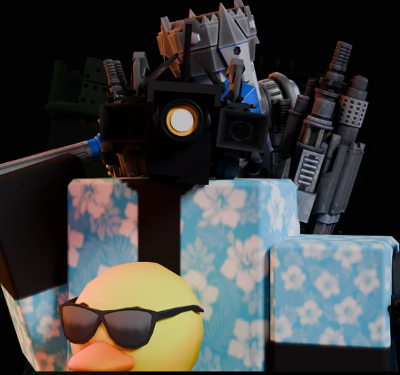Summer Titan Camara Man artwork